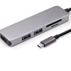 USB C HUB, adaptor HDMI USB3.0 HUB și cititor card HUB